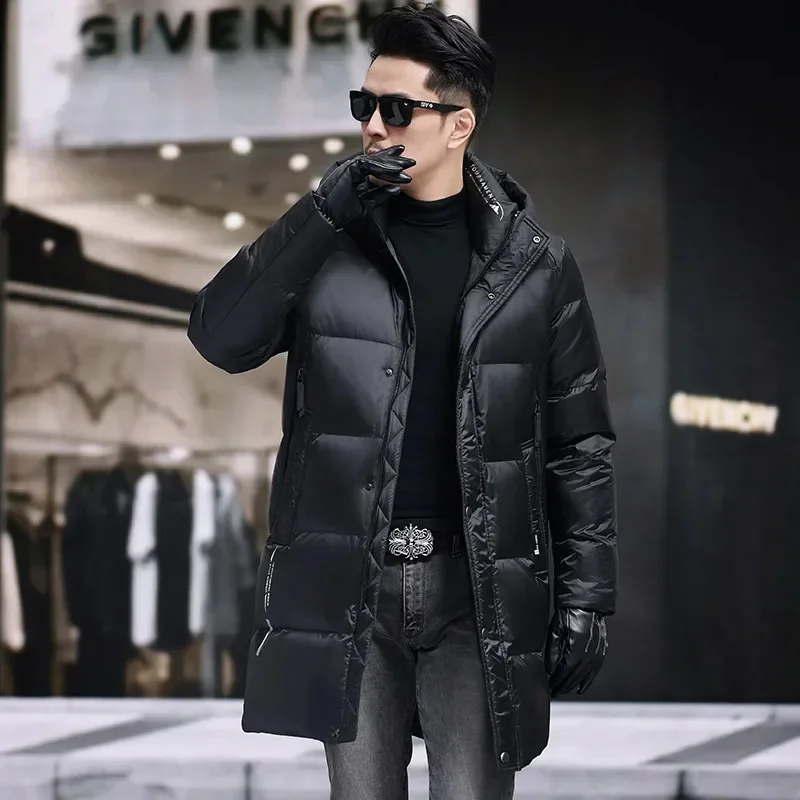 COZOK Ultralight Down Jacket Men Luxury Male Winter Brand 's Jackets Duck Padding Hooded Coats for