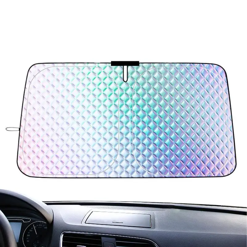 

Car Windshield Sun Shade Windshield Sunshade Car Sun Cover Foldable Uv Blocking Portable Interior Protection For Heat Reduction