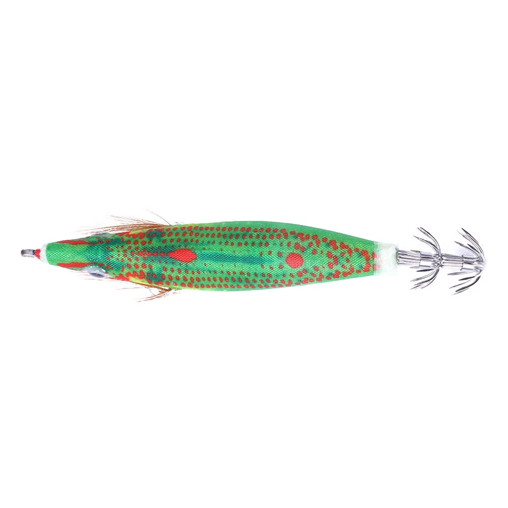 

10pcs Simulated Shrimp Squid Needle Fishing Bait Hard Lure Dual Layer Split Hooks Freshwater Saltwater Use
