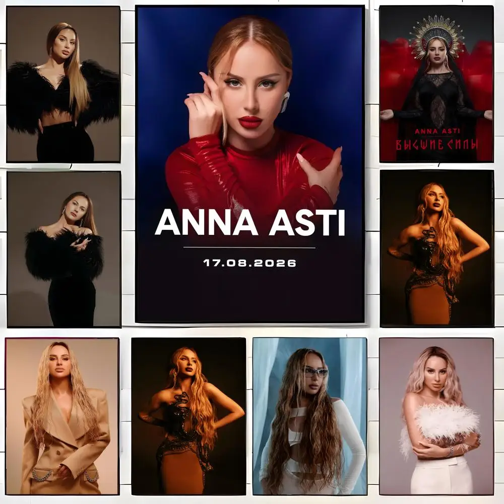 Póster popular de Anime A-ANNA A-ASTI, arte impreso para pared, adecuado para sala de estar, dormitorio, bar, salón, decoración del hogar, regalo