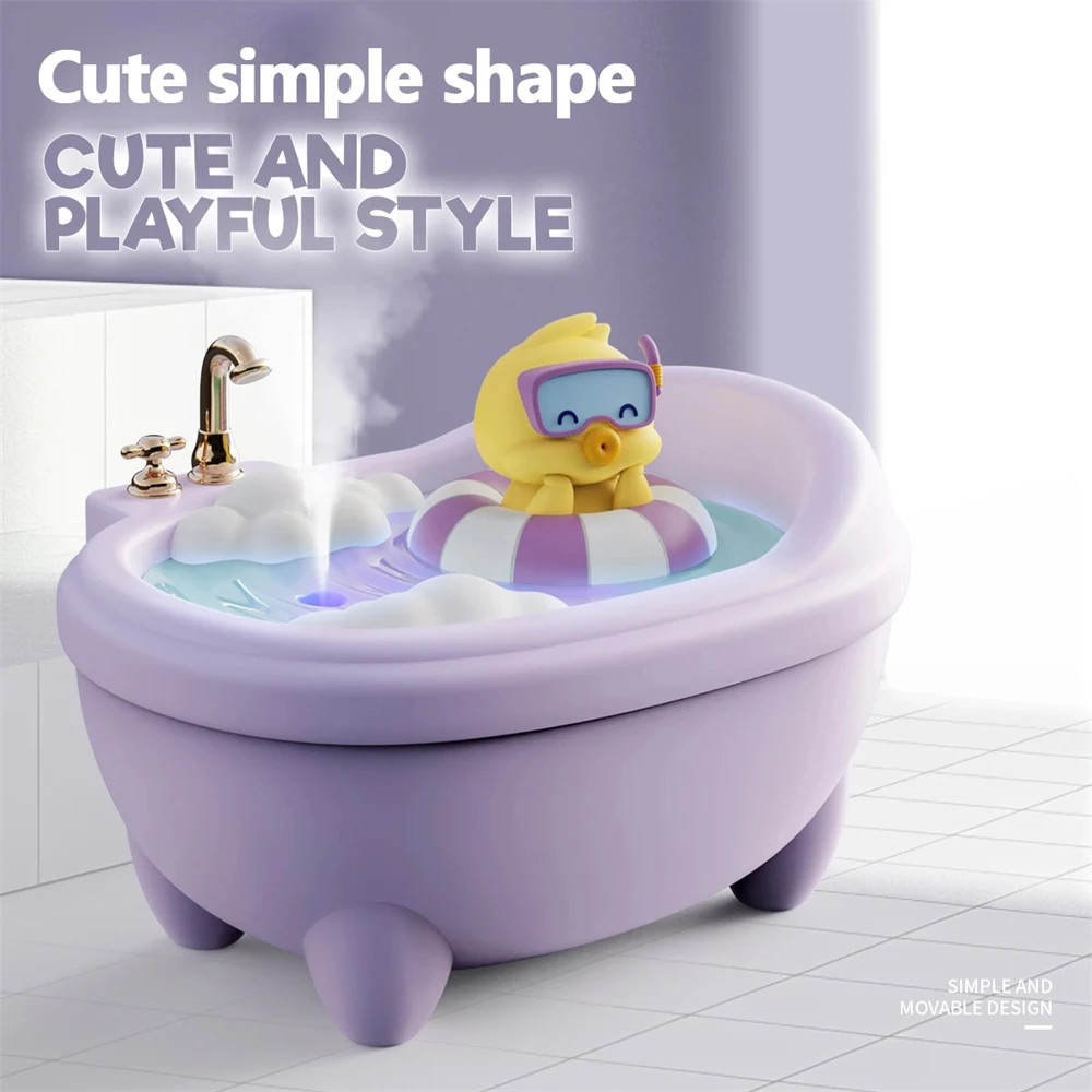 

Увлажнитель воздуха с героями мультфильмов, красочное освещение, 340 мл, мини-диффузор в форме ванны, детские игрушки, увлажнители с милой уткой, автомобили, настольный бесшумный