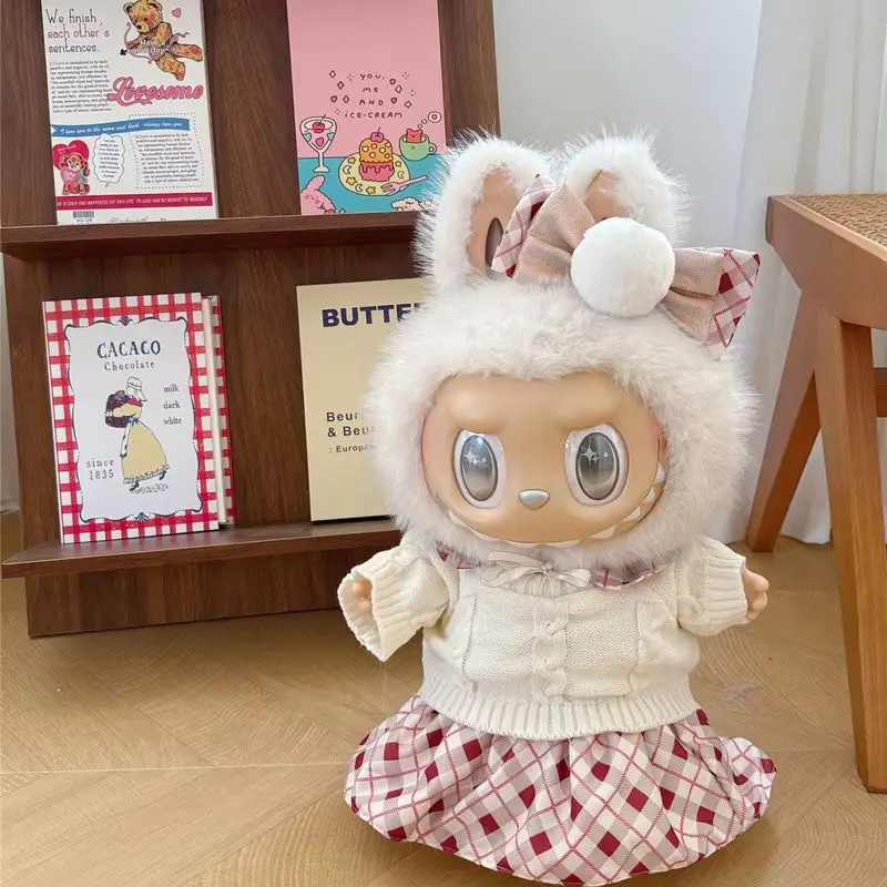 Nur Kleidung, geeignet für 58 cm große Puppen, kleine Duftkleidung, Kawai-Pyjamas, Overalls, süße Puppe, trendige Kleidung, dekorative Geschenke