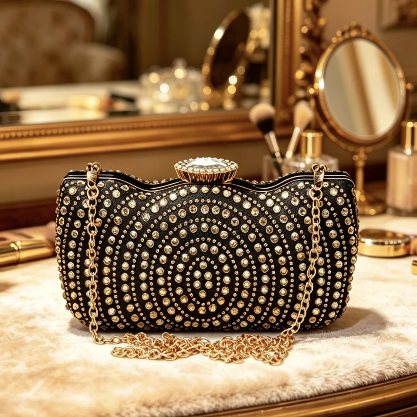 Elegant Women Rhinestone Evening Bags Designer Crystal Banquet Handbag Luxury Wedding Bride Clutch Purse Unique Diamond Clutches