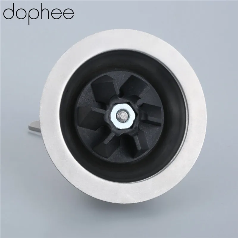 dophee 3\'\' Stainless Steel Blender Blade + Blender Rubber Gasket O Ring Seal ,Fits Black & Decker,77666, Premium Quality