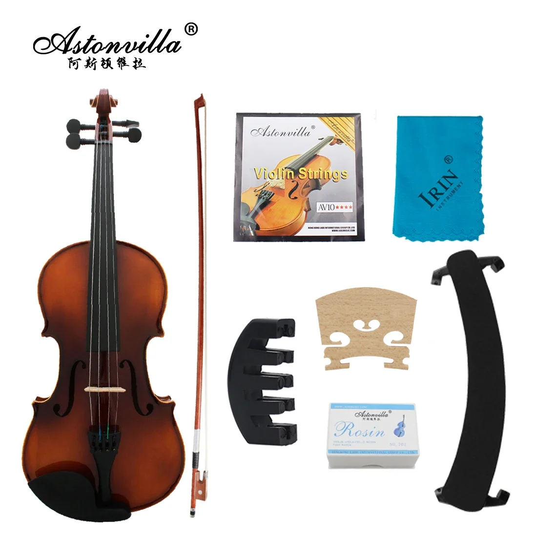 

Astonvilla AV-04 Violin 4/4 Maple Panel Violin Set With Case Bow Accessories Professional String Instrument Violin for Practice