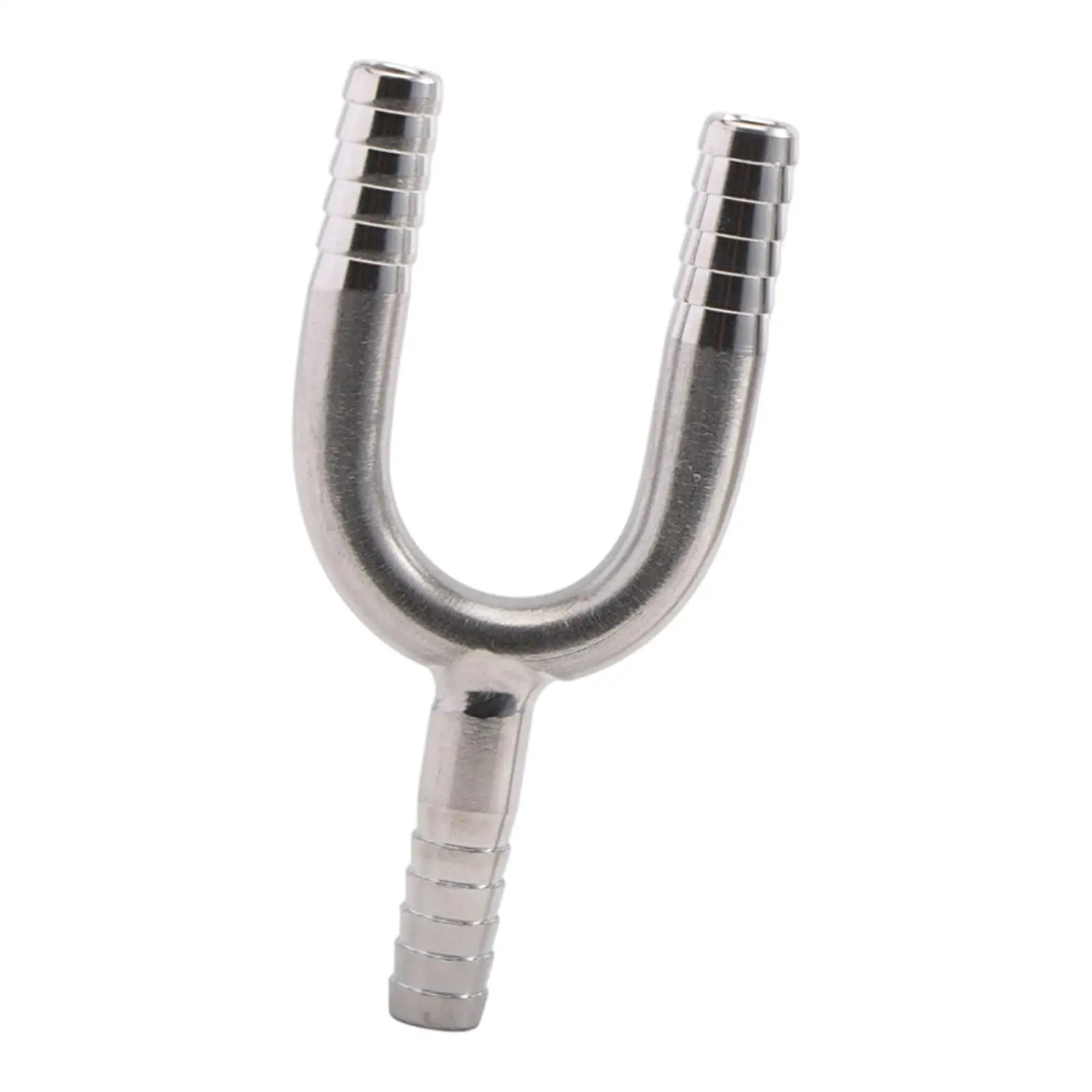 304 Stainless Steel Barbed Y Shaped Tubing Joint Splitter Adapter for Draft Beer Machine Home Brewing Setup