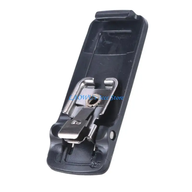 

Y8AD Plastic Belt Clip Portable Walkies Talkie Belt Clip Black Belts Clip for UV-K5