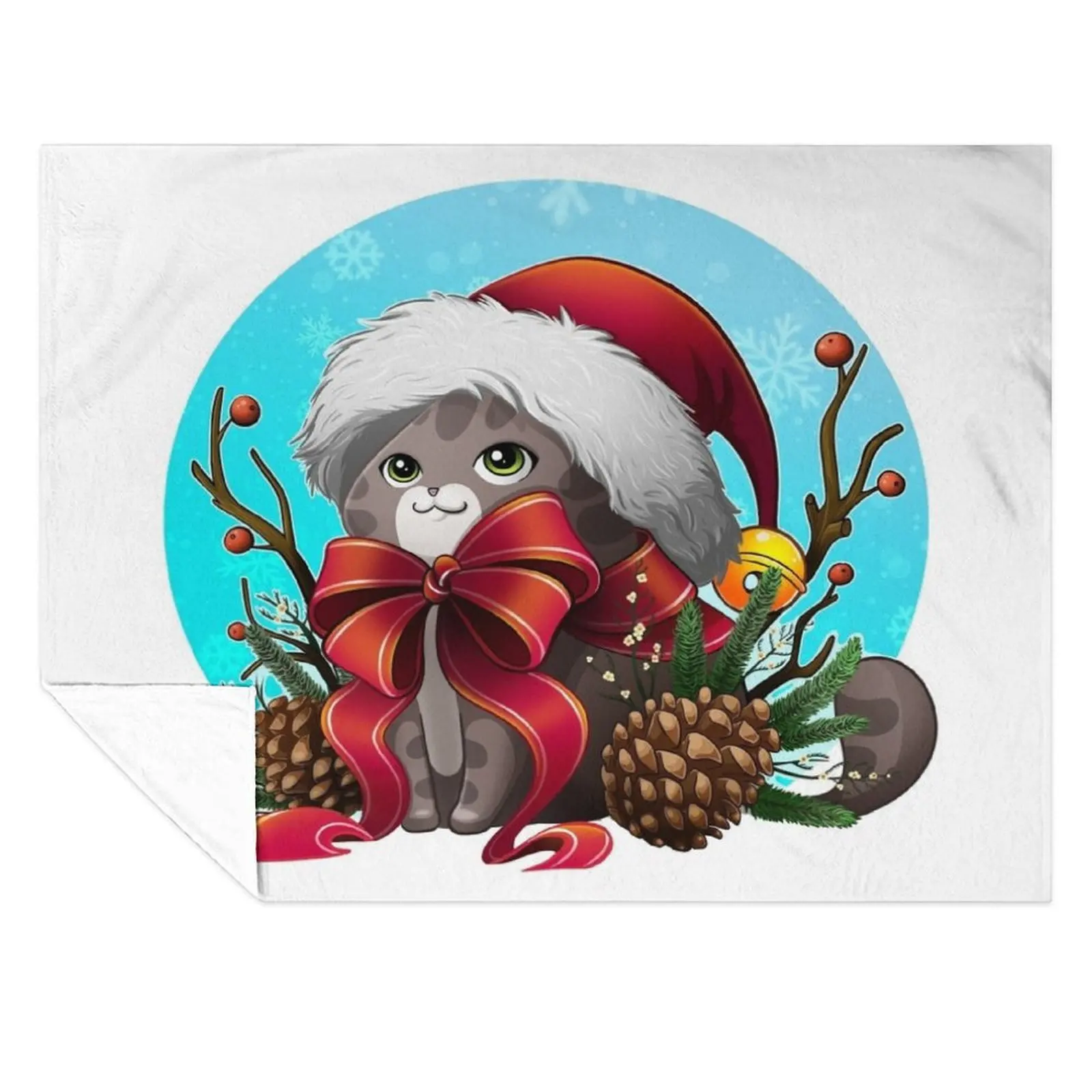 

Christmas & Pou Throw Blanket For Sofa Thin valentine gift ideas Picnic For Decorative Sofa Blankets