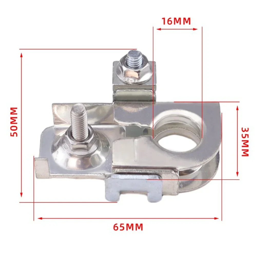 Bipolar Battery Connectors For Ford F150 Vehicles from Year Range 11 to 14; Metal Construction Ensures Long Lasting Usage