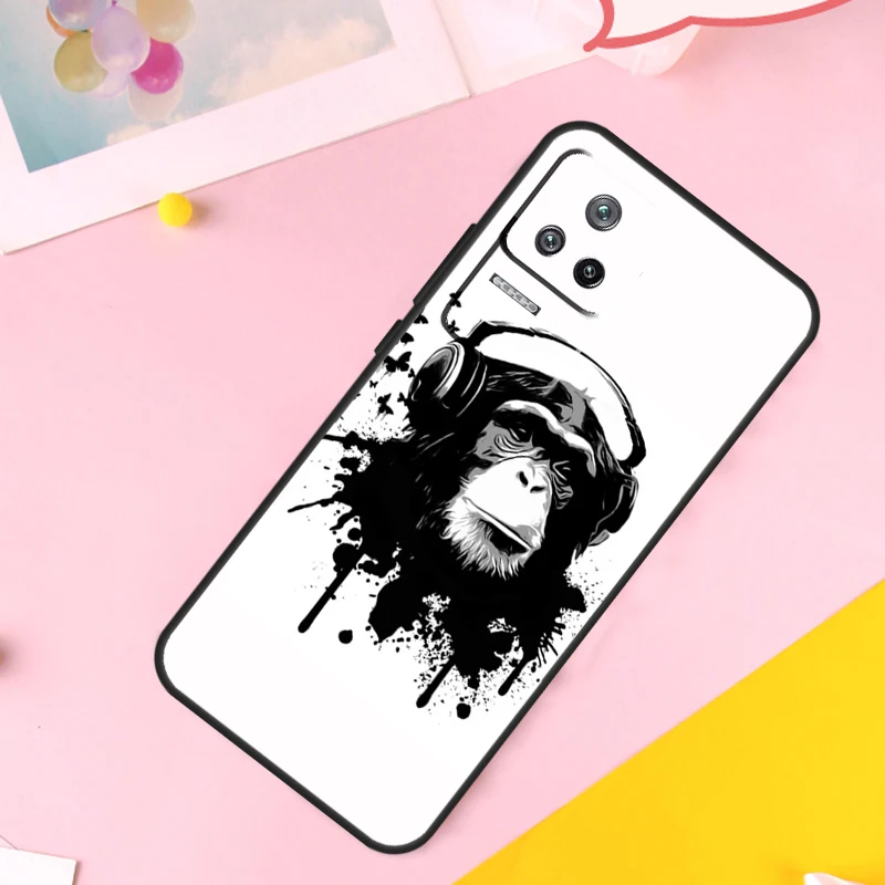 Cartoon Monkey Case For Xiaomi 13 12 Lite 11T 12T Pro 12X POCO X3 X5 F5 Pro F3 F4 X4 GT M5s Back Cover