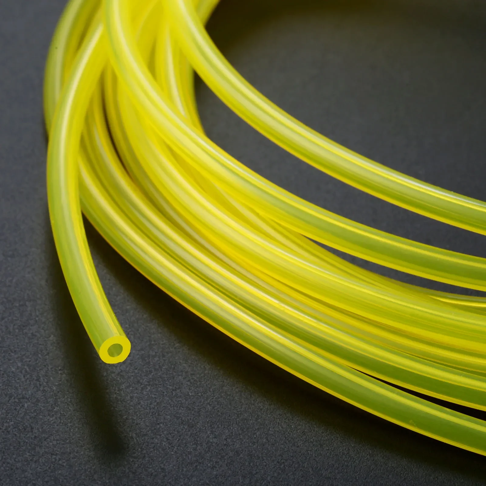 Tubo flessibile del carburante di colore giallo del tubo dell'olio della macchina del motore a Gas di 5M per le parti dello strumento del giardino della motosega del Trimmer