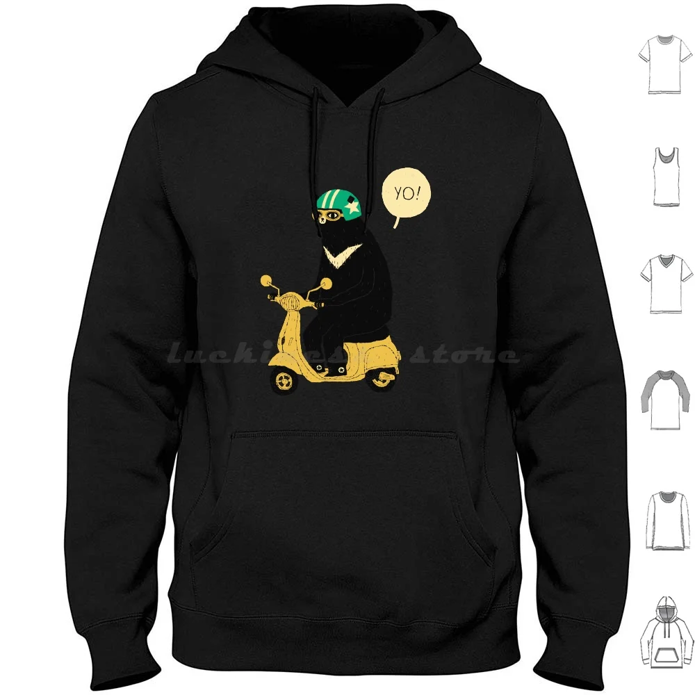 Scooter Bear Hoodie cotton Long Sleeve Jim Henson The Frog The Bunsen Honeydew Statler And Waldorf Rowlf The Dog The King