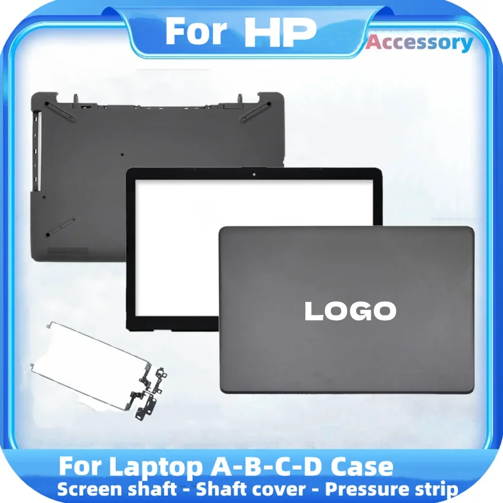 

New LCD Back Cover For HP 17-BS 17-AK 17G-BR TPN-W130 TPN-C129 Front Bezel/ Hinges/Palmrest/Bottom Case Housing Cover Gray