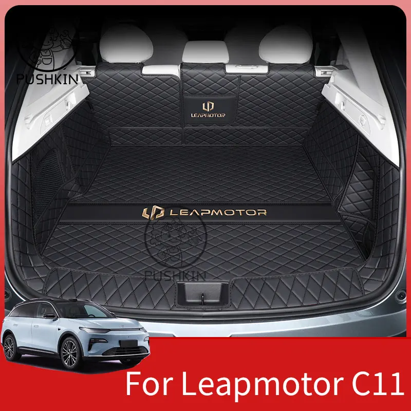 

For Leapmotor C11 2024 2025 Custom Car Trunk Mat Anti-dirty Pad Protective Pad Cargo Liner Auto Interior Accessories