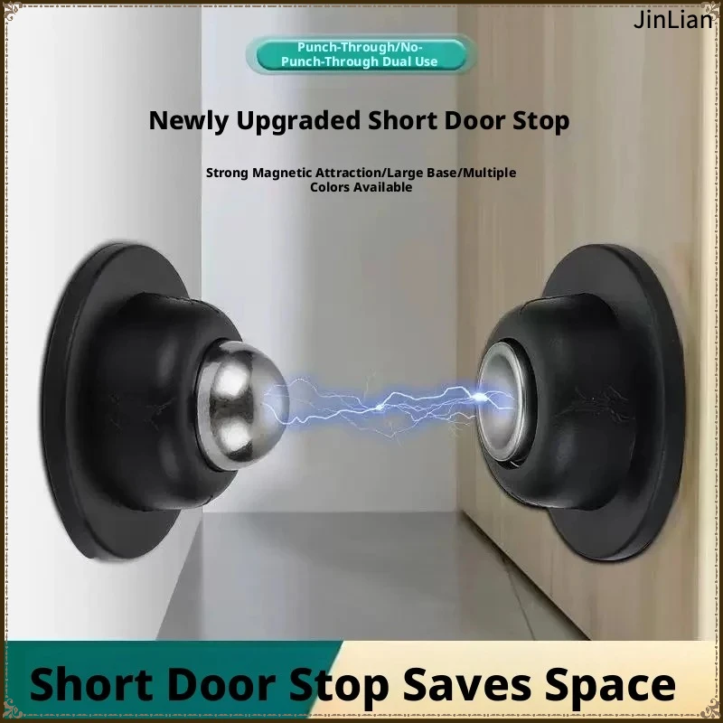 Durable 1 Pcs Magnetic Door Suck Hotel Household Strong Magnetic Strong Mute Door Touch Silicone Anti-collision Door Stall Door
