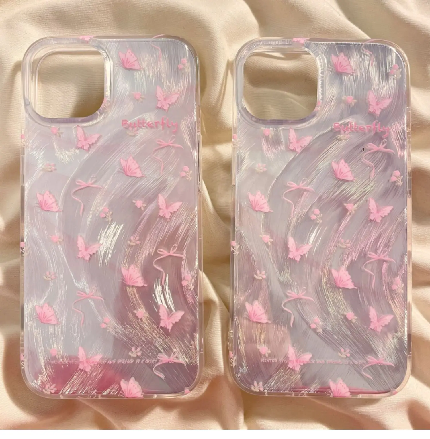 Butterfly Case  For OPPO A16 A5 A52 A53S A94 A7 A93 A96 A58 A78 A98 A17 A57 A77 A76 A15 A74 A38 A18 A16K A79 A54 TPU Case Cover