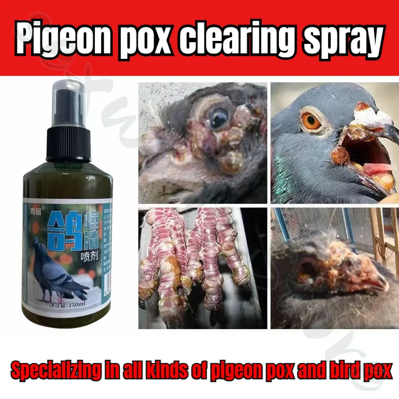 

Special Insecticidal Spray for Racing Pigeons, Young Pigeons, Eye Corners, Claws, Oral Pigeon Pox 150ml