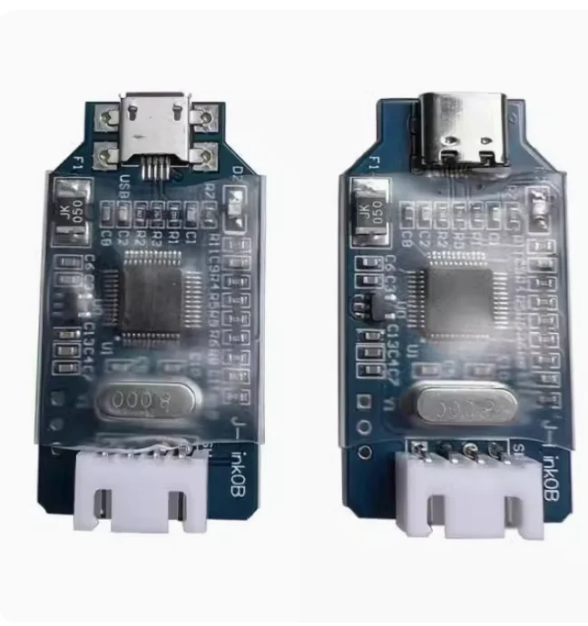 1pcs For  J-Link OB ARM simulation debugger SWD programmer STM32 downloader TYPE-C interface