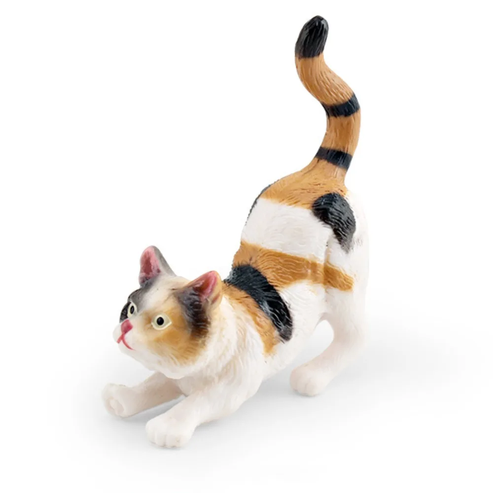 Kawaii PVC Cat Ornaments 9 Colors DIY Mini Model Desktop Cat Figures Statue Home Decoration