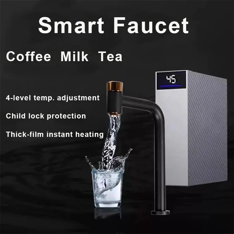 【Best Selling】Luckboil Smart Instant Hot Water Tap 4 In 1 Chilled Boiling Stainless Steel Kitchen Boiled Match With Water Filter