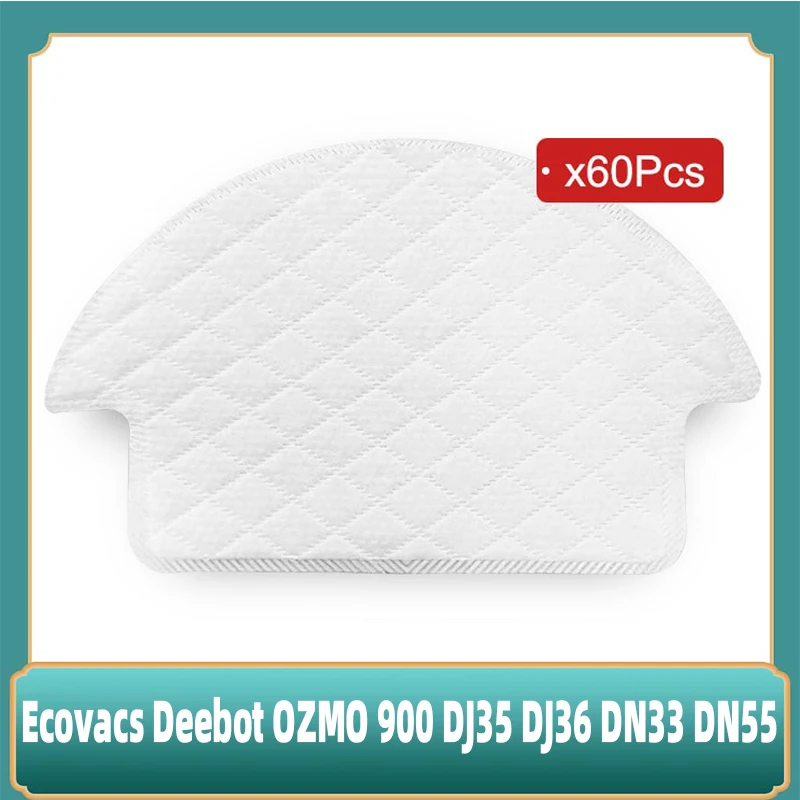 For Ecovacs Deebot OZMO 900 DJ35 DJ36 DN33 DN55 Robot Vacuum Cleaner Disposable Mops Cloths Rags Accessories Spare Parts