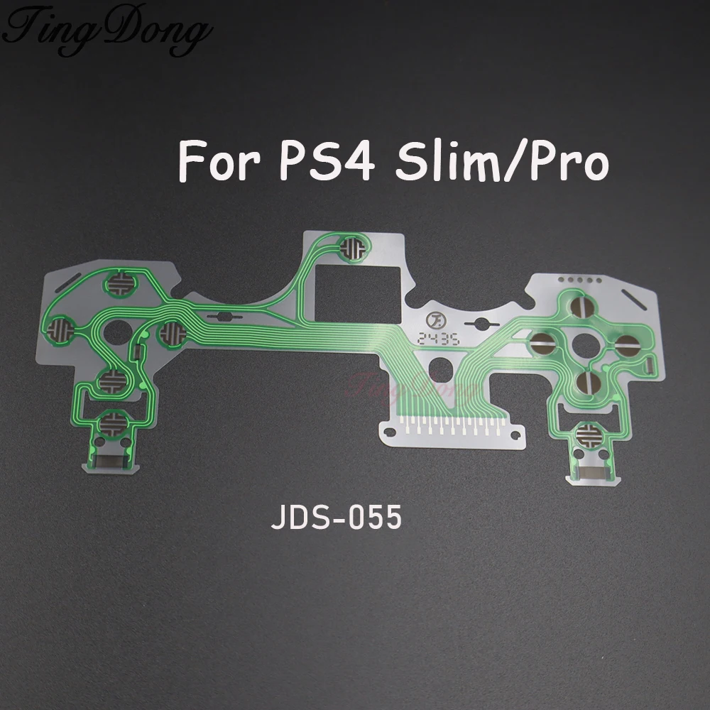 1개 고품질 오리지널 신제품 PS4 컨트롤러 전도성 필름 플렉스 케이블 PS4 조이스틱 수리 부품 JDS-055 JDM-055