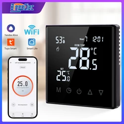 Bingoelec Wifi Tuya Smart Thermostat Electric Floor Heating Water/Gas Boiler LCD Digital Temperature Control Google Home Alexa