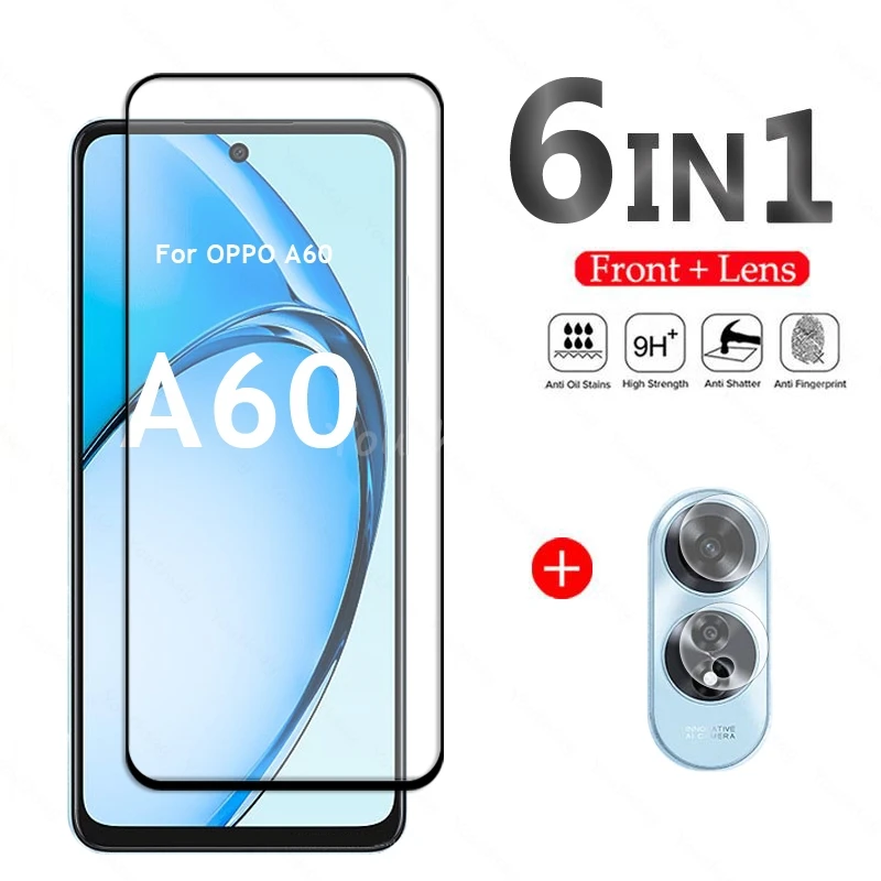 

Для OPPO A60 Защитное стекло для экрана телефона камера объектив пленка HD Защита от царапин защитная пленка OPPO A60 закаленное стекло OPPO A60 стекло