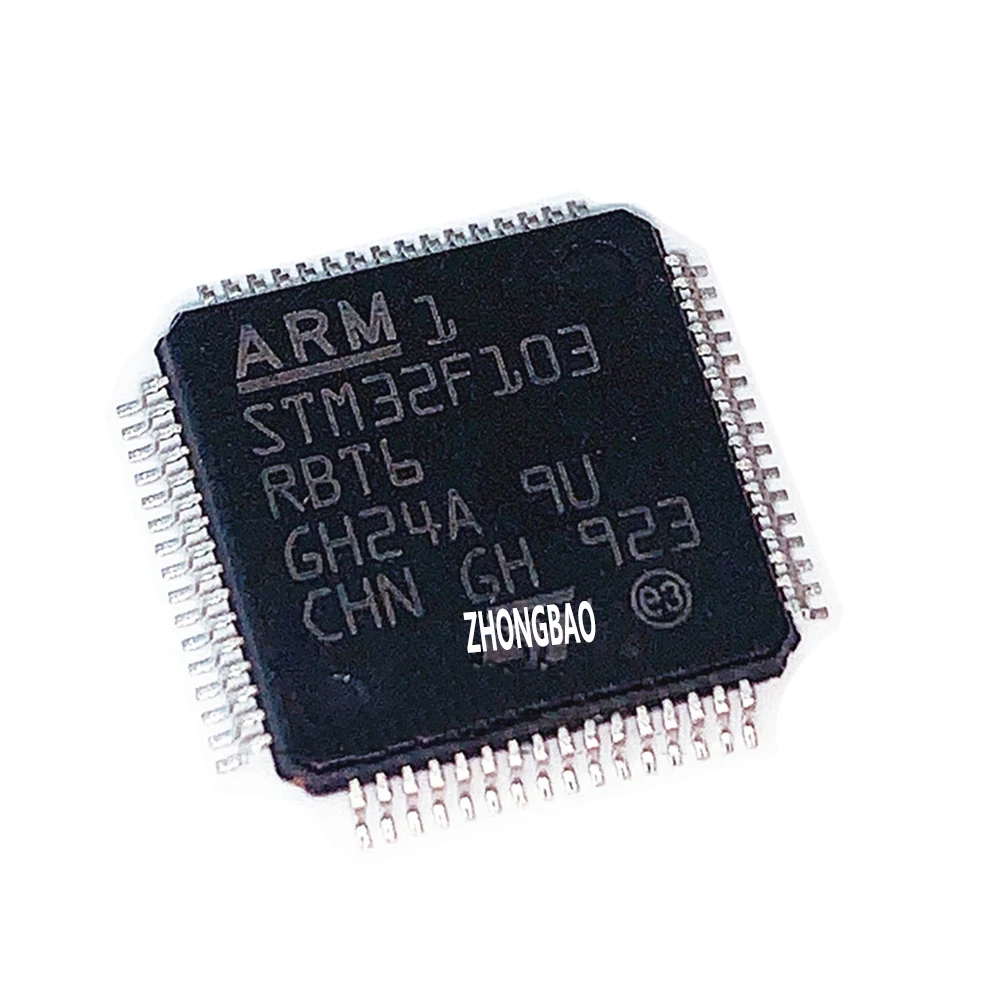 1ピース/ロットSTM32F103RBT6 STM32F103 LQFP-64在庫