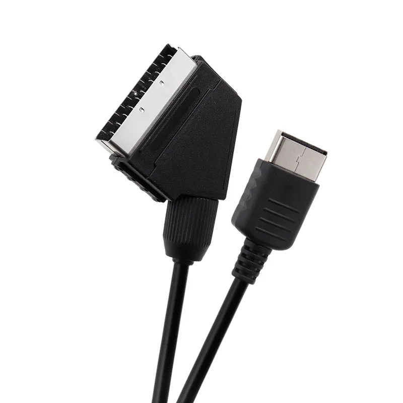 1.8 متر/6ft VGA كابل الصوت من النوع RCA الحبل RGB سكارت كابل ل SEGA Dreamcast تيار مستمر RGB سكارت كابل ل SEGA Dreamcast تيار مستمر