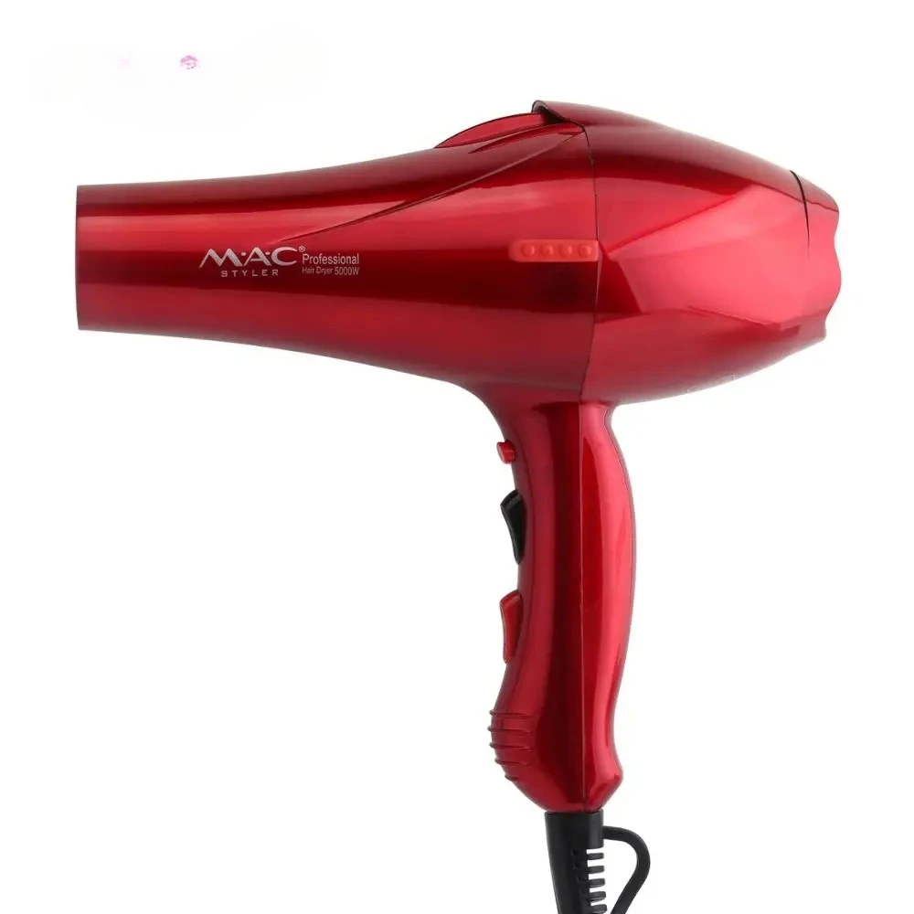 

Профессиональный фен премиум-класса 2025 мощностью 5000 Вт — салонный фен с отрицательными ионами (быстрая сушка, легкий эргономичный дизайн