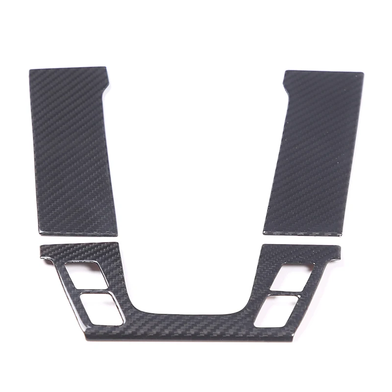 

For Porsche 911 19-22 Car Central Control Seat Adjustment Switch Gear Shift Panel Real Carbon Fiber Double Hole Version Accessor