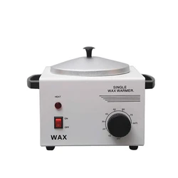 Wax Heater Warmer Electric Hot Facial Skin Hair Removal Pot SPA Tool Salon Adjustable Temperature Single-Wax Warmer