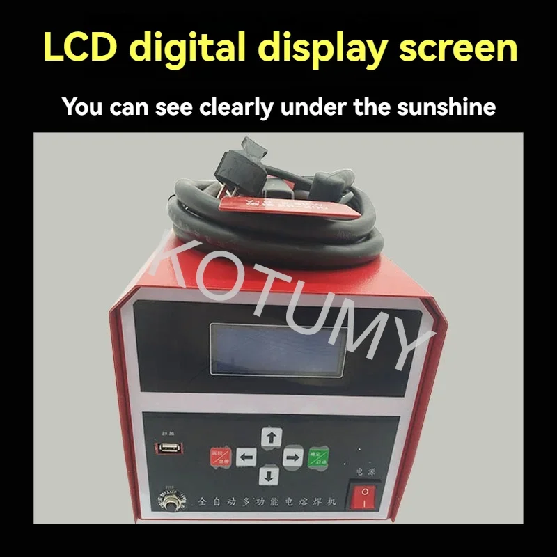 Intelligent PE Tube Welding Machine Gas Pipeline Butt Welding Machine PE Pipe Electric Fusion Welding Machine 220-250V