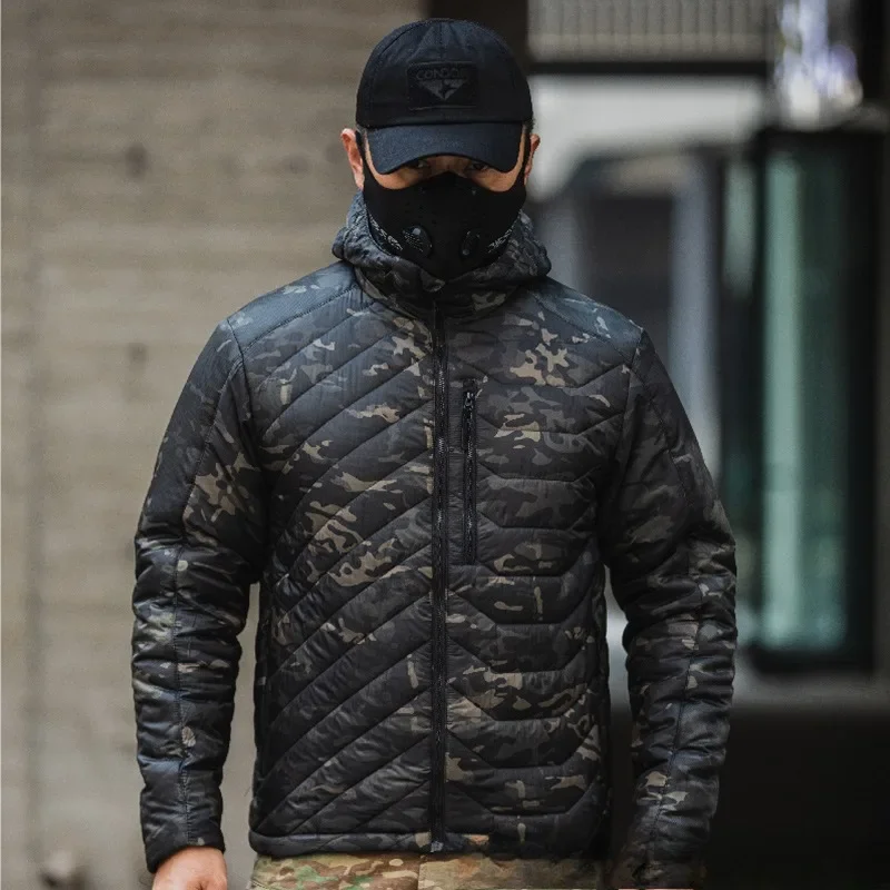 Chaquetas tácticas Multicam para hombre, Parkas de camuflaje impermeables y cálidas de invierno, abrigos para mujer, ropa de plumón