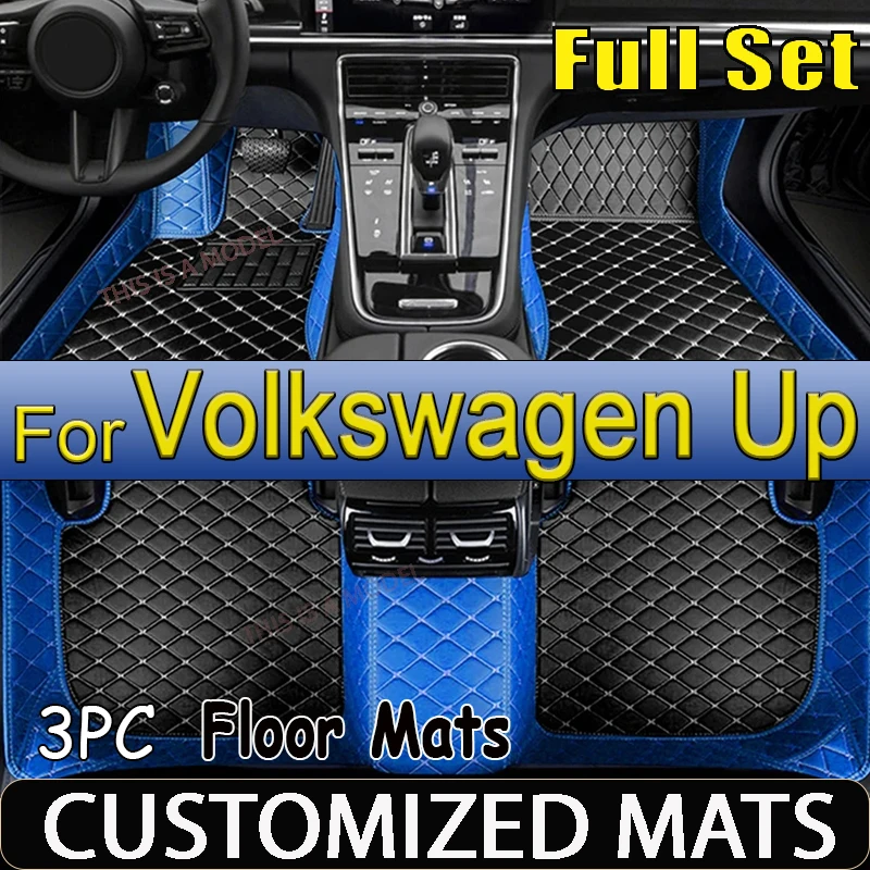 Car Floor Mat For VW Volkswagen Up 2012~2019 Waterproof Tapete Automotivo Para Carro Car Mats Accessoire Voiture Car Accessories