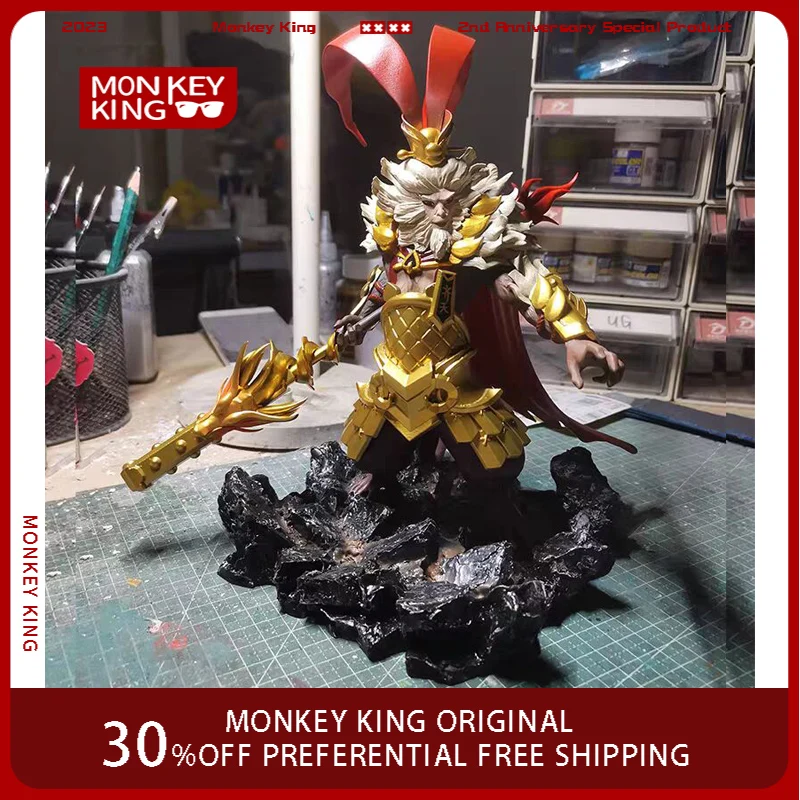 

22 см DOTA2 фигурка Король обезьян, высококачественная индивидуализация, аниме, Коллекционная модель, украшения для рабочего стола, праздничные подарки, детская игрушка