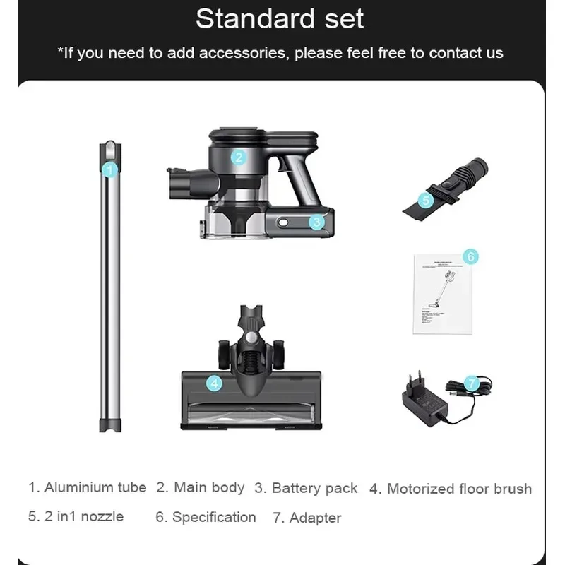 Vacume Cleaner New Design 130W 10kpa Vertical Handheld Cordless Vaccum Cleaner Battery Stick Vacuum Cleaner Wireless