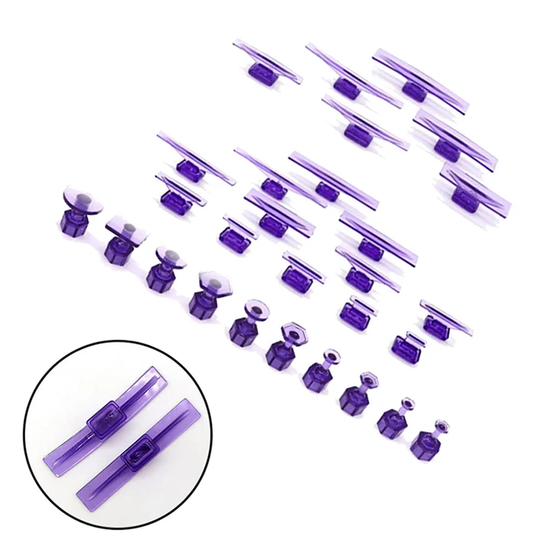 Ac29-56Pc グルータブ デントリフター ツール 調整可能ハンドル プラー ペイントレスデントピット 車体用 自動車ペイントレスデントリペアキット