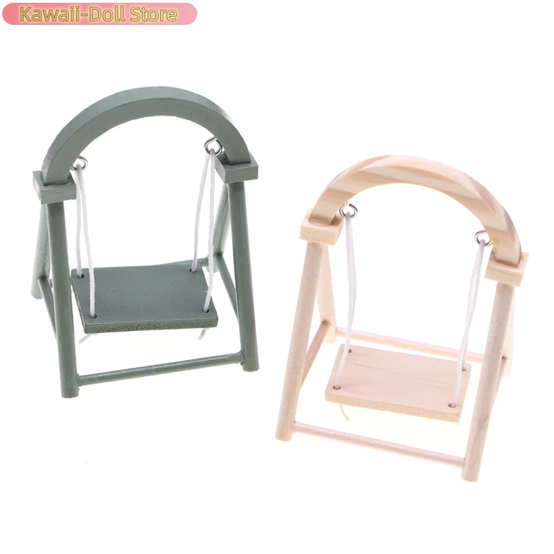 1:12 ドールハウスミニチュアシミュレーションスイングガーデン装飾おもちゃドールハウスアクセサリー