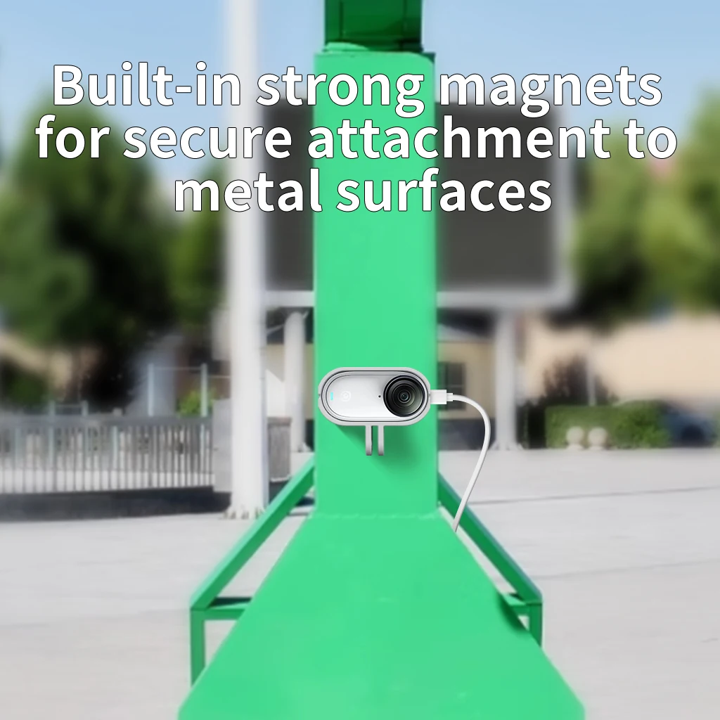Magnetischer Schnellwechseladapter für Insta360 GO 3S/GO 3, Ladehalterung, vertikale horizontale Action-Kamerahalterung, Schutzrahmen – Detail 12
