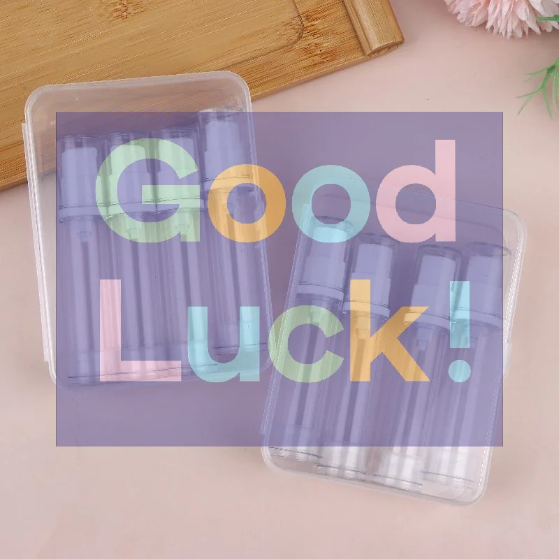 5/10/15ml Airless Pump Bottle Set Portable Clear Empty Refillable Vacuum Pump Travel Empty Cosmetics Containers Sample Packing