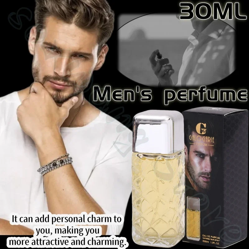 

GaloGarle Perfume for Men 30ml Long-lasting Fragrance Covers Odor Middle Eastern Arabian Men's Woody Fragrance