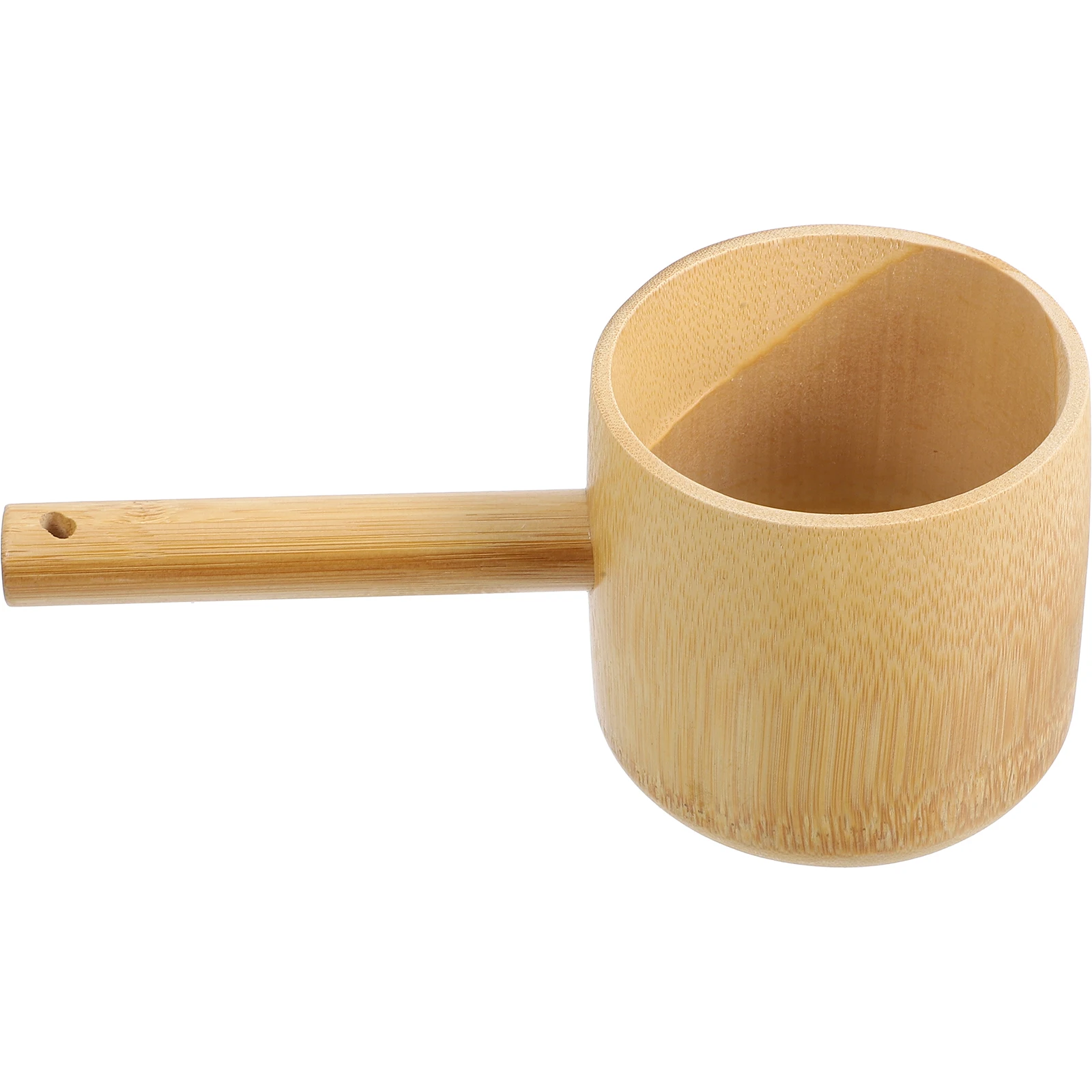 

Bamboo Water Ladle Soup Kitchen Bath Japanese Serving Laddle Ergonomic Handle Tea Ceremony Salt Powder Scoop Home Bar