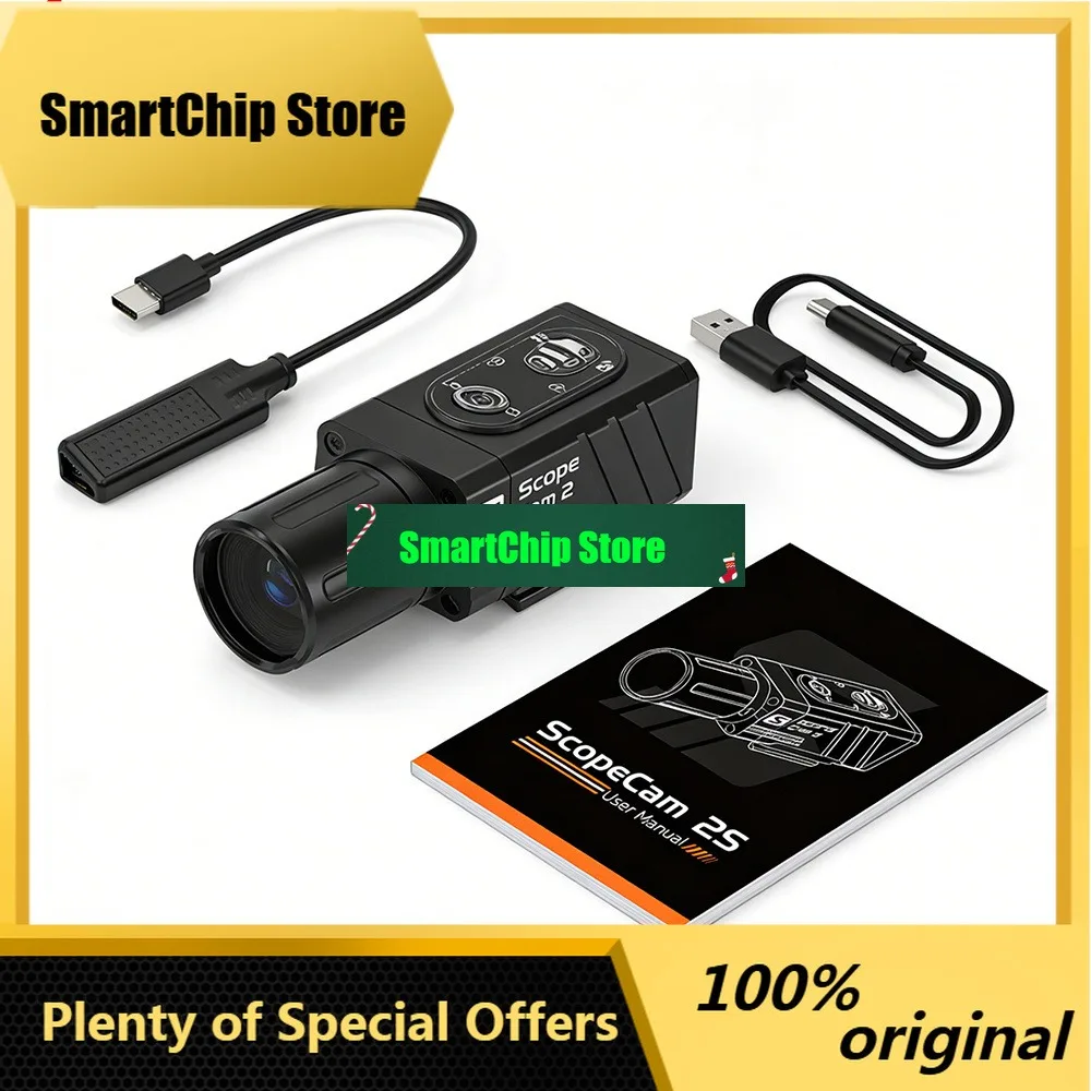 SmCpRunCam Scopecam 2S L25-L35mm 1080P 60FPS Long Endurance IP64 Waterproof Drones Accessory With Metal Case