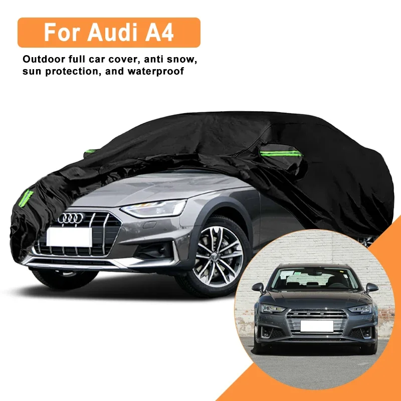 

For Audi A4 Car Full Cover - Outdoor Waterproof Snowproof Sunshade, Winter & Summer All Weather Auto Protection Accessories