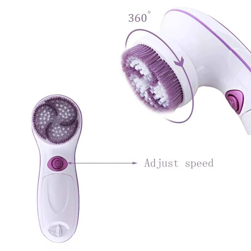 Electric Battery Face Cleansing Brush Tools Spot Blackhead Cleaner Deep Facial Clean Instrument Skin Massage Firmin