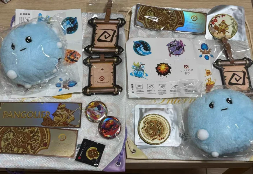 Perfect World Dota 2 Ti2026 Luggage Tag Pu Leather Card Holder Travel Accessory For Game Fans view 6