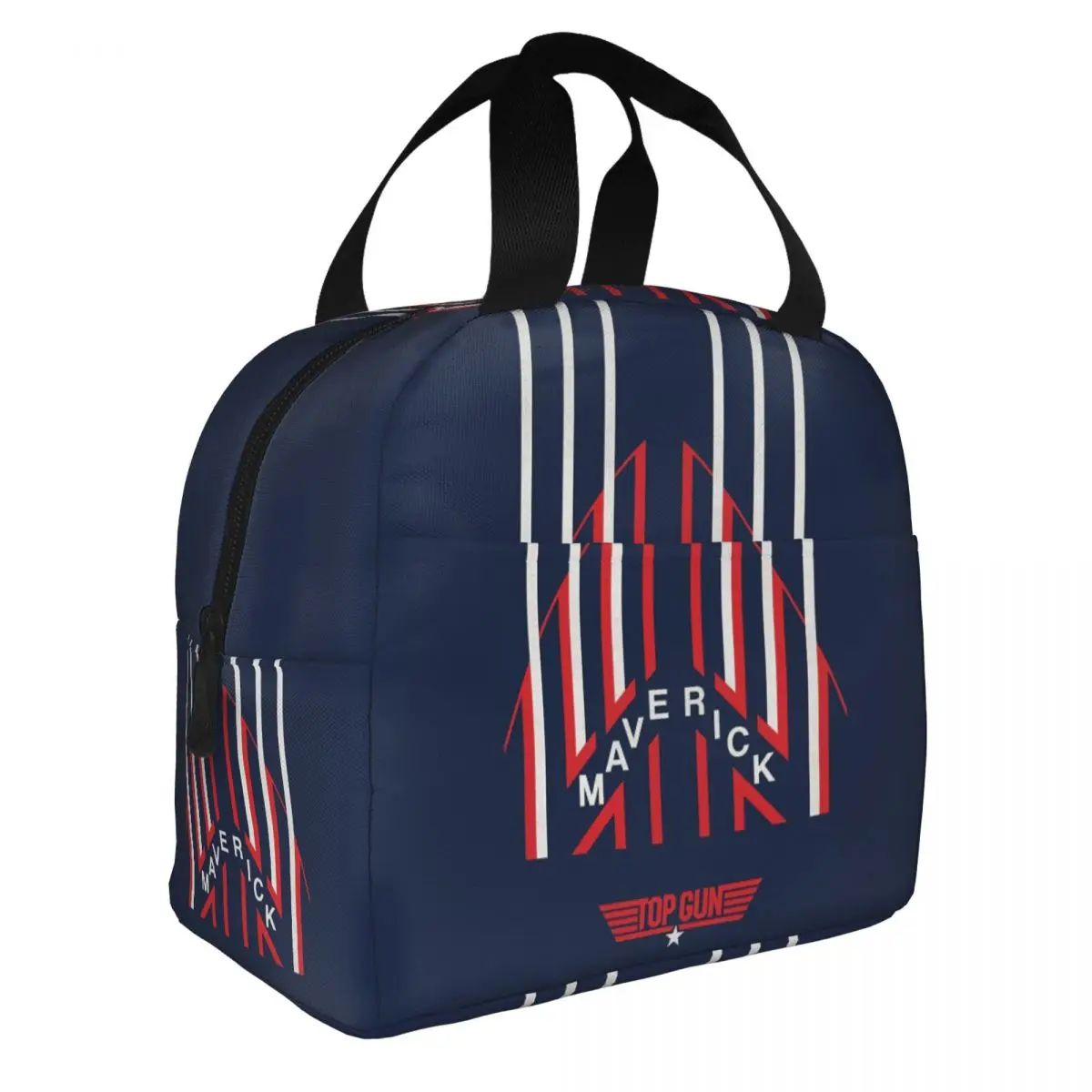Top Gun Maverick Insulated Lunch Bags for Women Action Adventure Movie Portable Thermal Cooler Bento Box Work School Travel