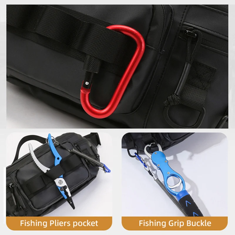 Chest Bag Lightweight Waterproof Crossbody Travel Hiking Multi-functional Waist Pack Sports Outdoor Fishing Gear Bags Y33A